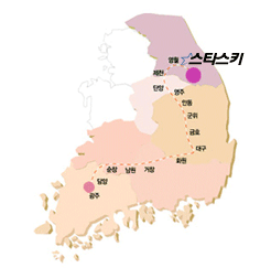 광주에서 오는 지도